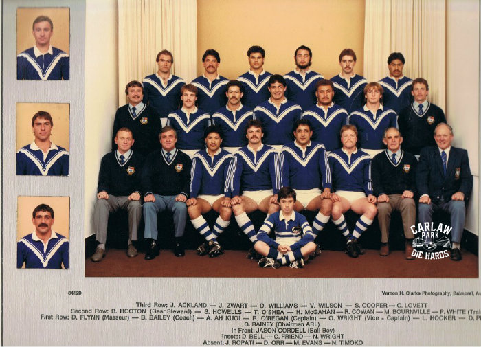 Auckland Rugby League Premier Team 1984